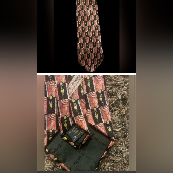 Ermenegildo Zegna Necktie Pink - Picture 2 of 3